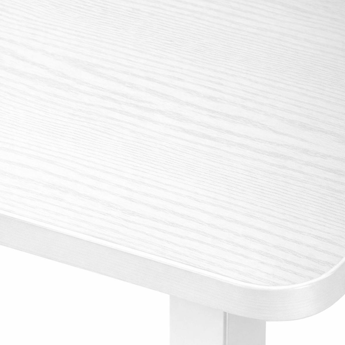 SCHREIBTISCH Weiß elektrisch höhenverstellbar 140x60 cm - Weiß, Holzwerkstoff/Kunststoff (60/140/120cm) - Relaxdays