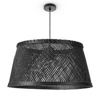 PENDELLEUCHTE Rama - Schwarz, Metall (42/42/22cm) - Paco Home