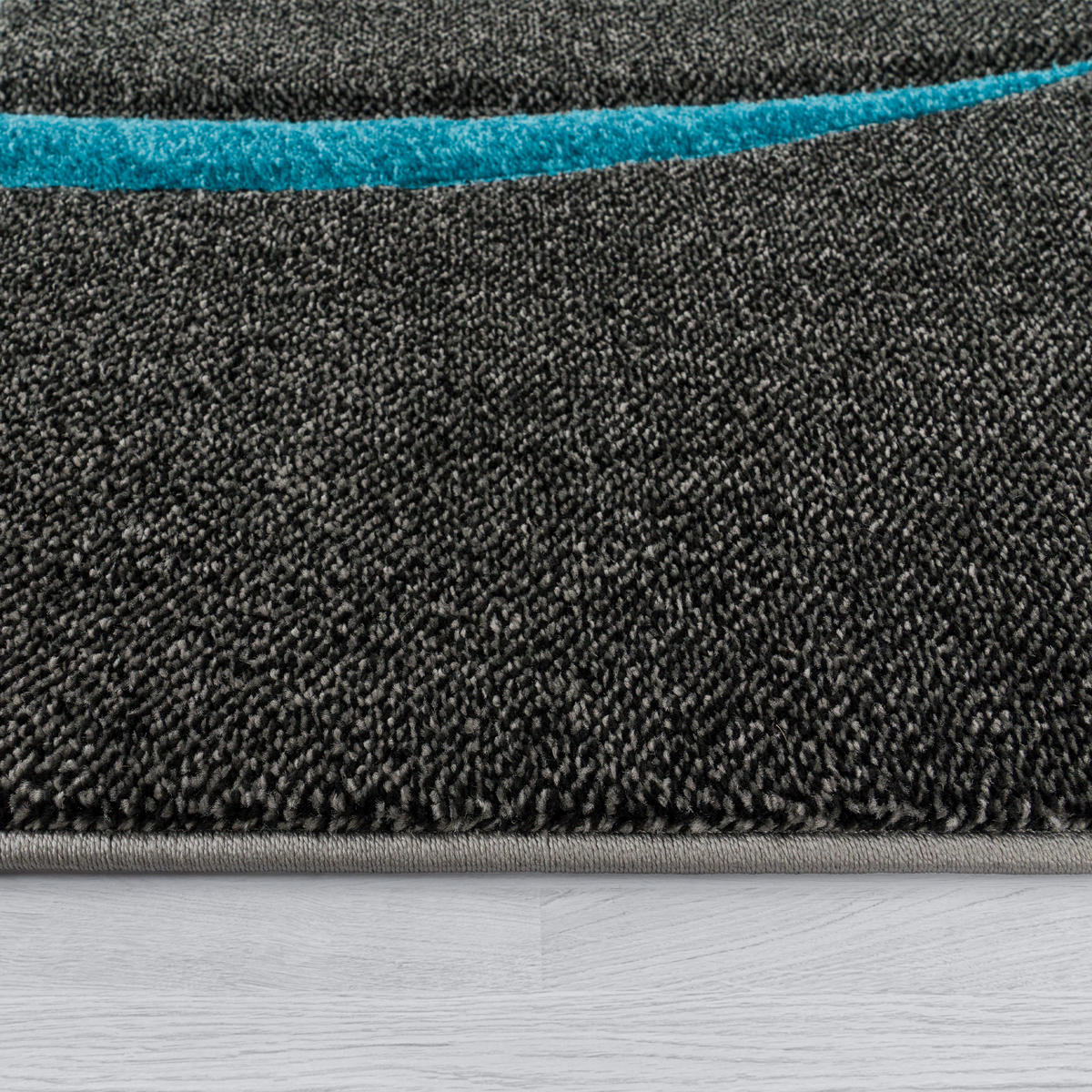 KURZFLORTEPPICH 200/290 cm Diamond 665 - Türkis, Textil (200/290cm) - Paco Home