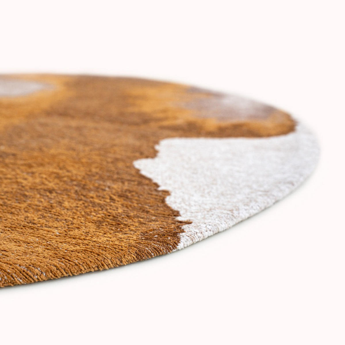 TEPPICH Chestnut Meditation Lagoon 240/240 cm - Braun, Kunststoff/Textil (240/240cm) - Louis De Poortere