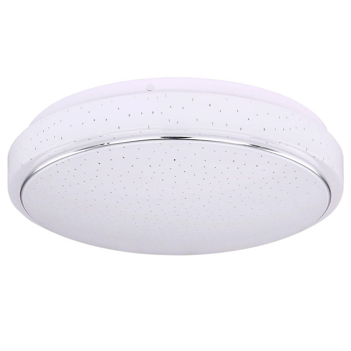 LED DECKENLEUCHTE KALLE Weiß Metall - Weiß, Metall (28.5/28.5/7.5cm) - Globo Lighting