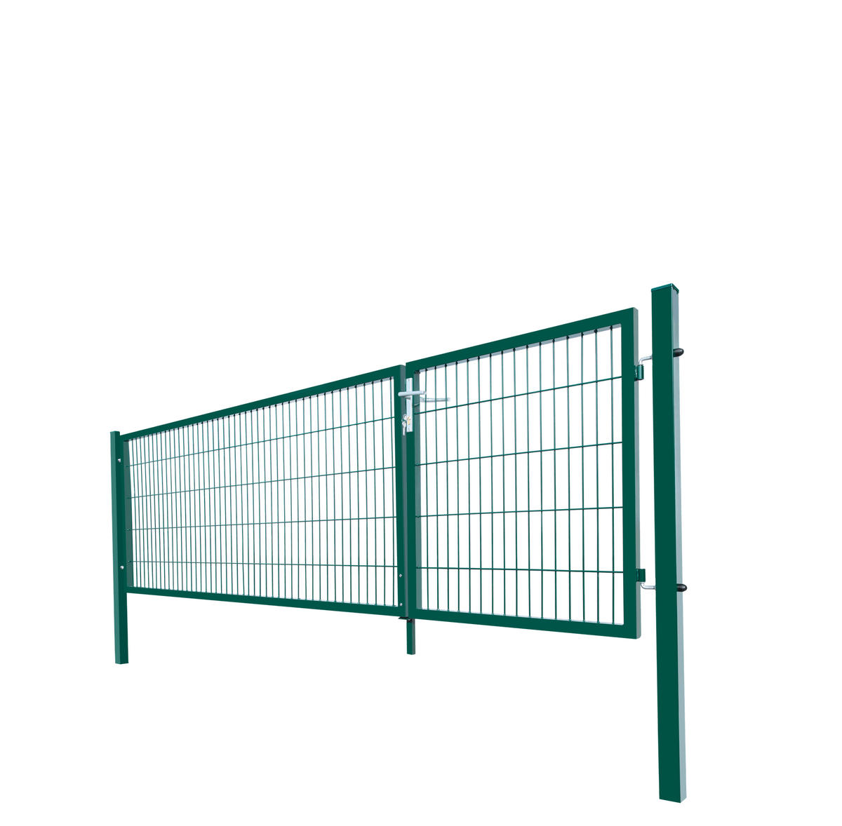 GARTENTOR ADITUS - Farbe: Grün, Größe: 160 x 350 cm - Grün, Metall (210/6cm) - Home Deluxe