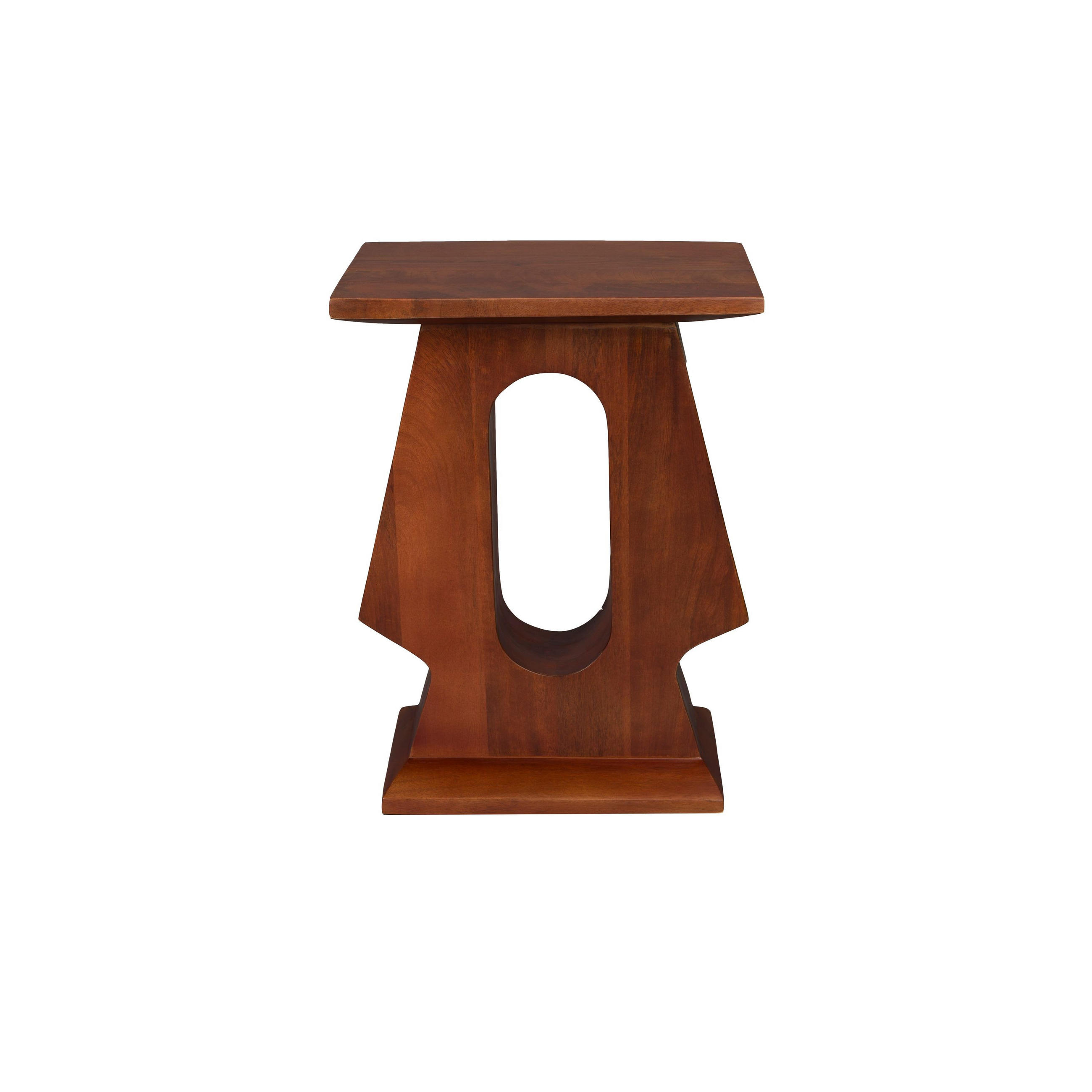 BEISTELLTISCH Pilaster Rechteckig Braun - Braun, Holz (35/25/48cm) - Dutchbone
