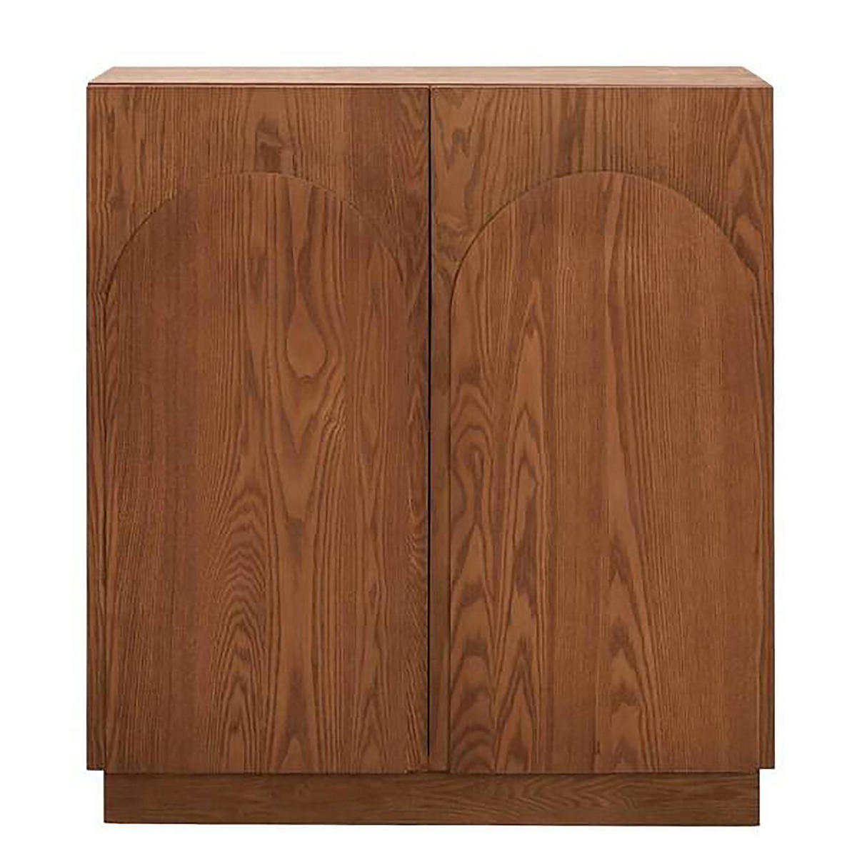 FURNIERTE KOMMODE - Walnussfarben, Holzwerkstoff (80/88/31cm) - home24