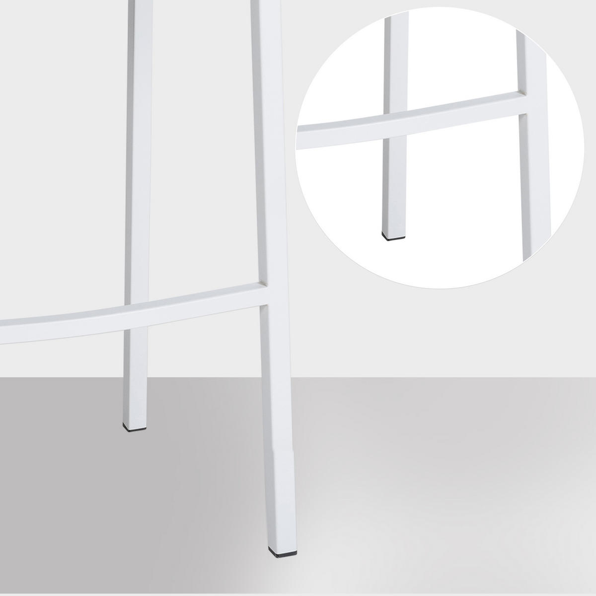 BARHOCKER Samt Braun - Weiß/Braun, Textil/Metall (64/110/48cm) - CLP
