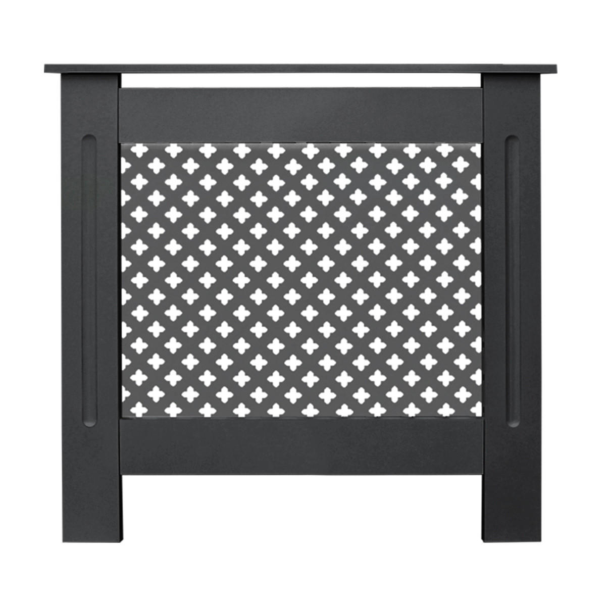 OBLOŽENÍ RADIÁTORU s voštinovým vzorem 78 x 19 x 82 cm antracit - antracitová, kompozitní dřevo (19/78/82cm) - ML-DESIGN