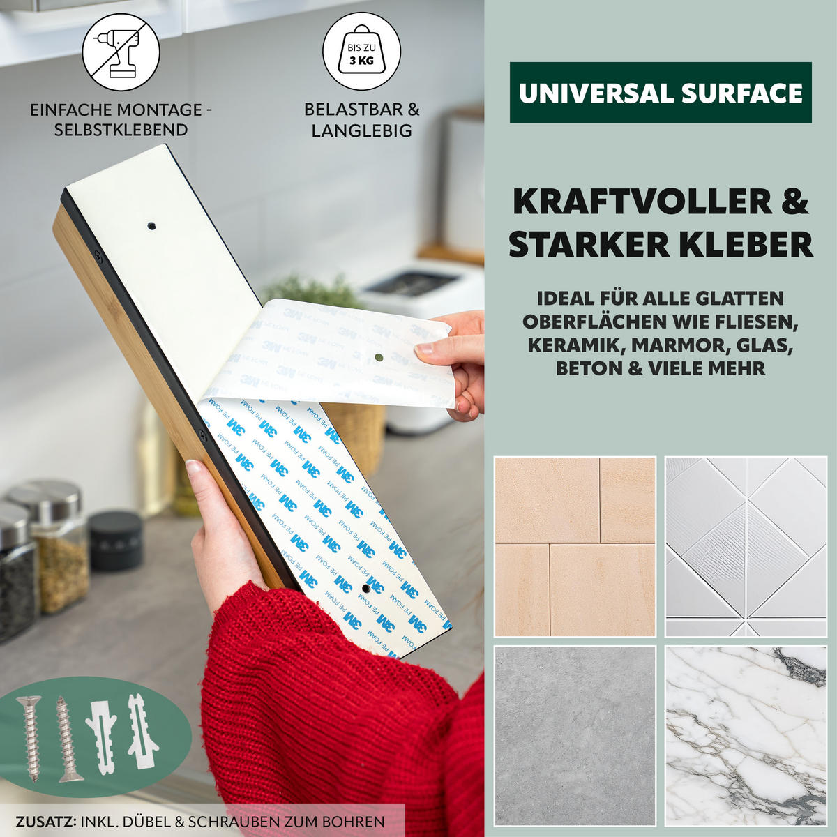 GEWÜRZREGALE 2er Set, Metall, schwarz - Schwarz, Metall (38/8/6.5cm) - eluno