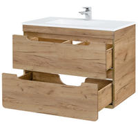 WASCHTISCH Luton-56 - Braun, Holzwerkstoff (81/61/46cm) - Lomado