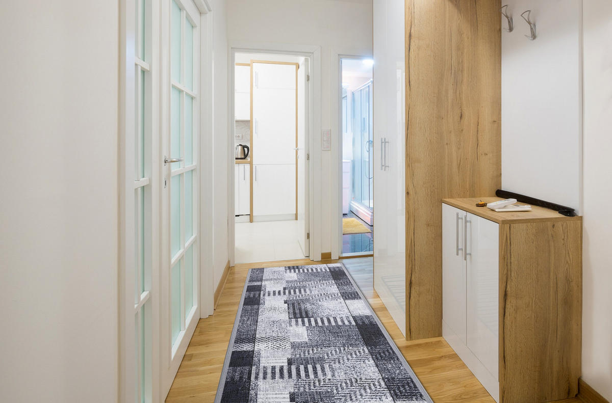 LÄUFER Antirutsch ESSENZA 80/230 cm - Grau, Textil (80/230cm) - rugsX