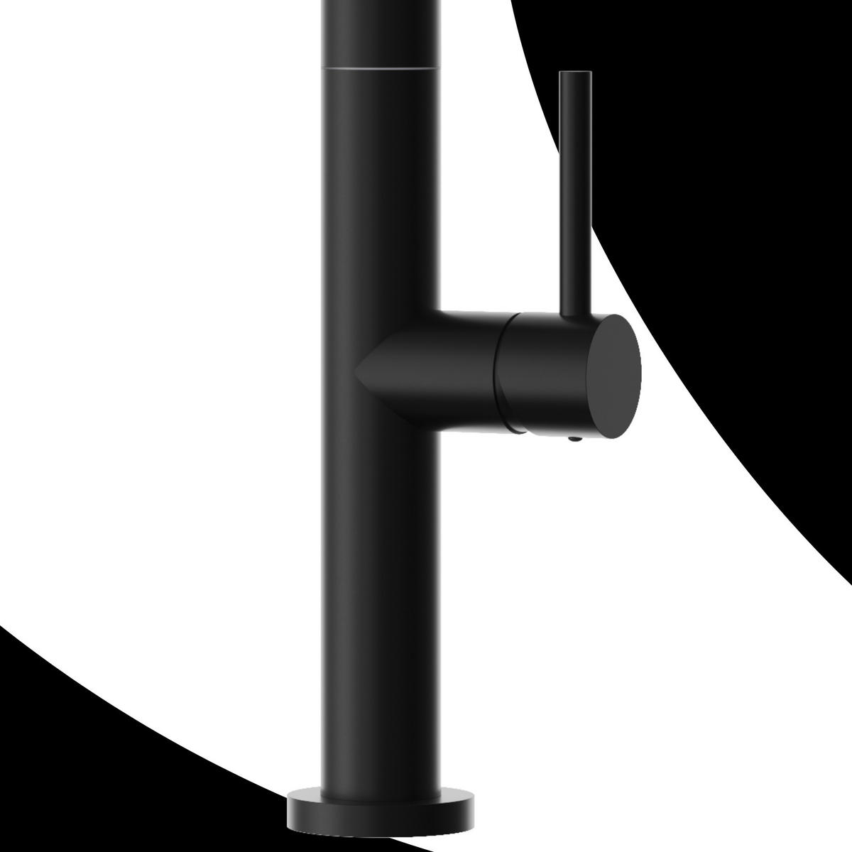 KÜCHENARMATUR Livia Schwarz - Schwarz, Metall (24/43/24cm) - Granitan