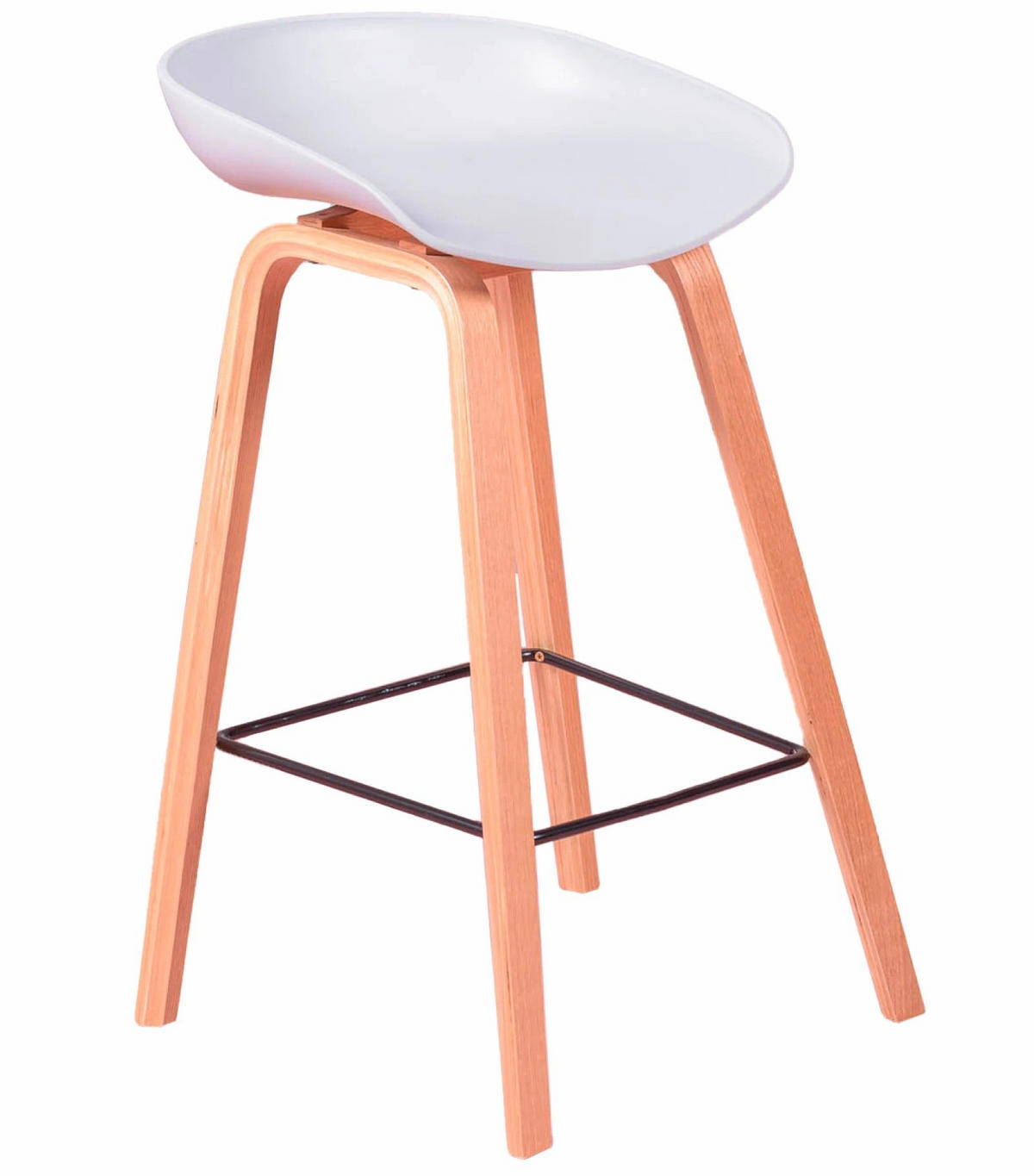 HOCKER Kunststoff Hellgrau - Hellgrau, Kunststoff (49/76/45cm) - Nest Dream