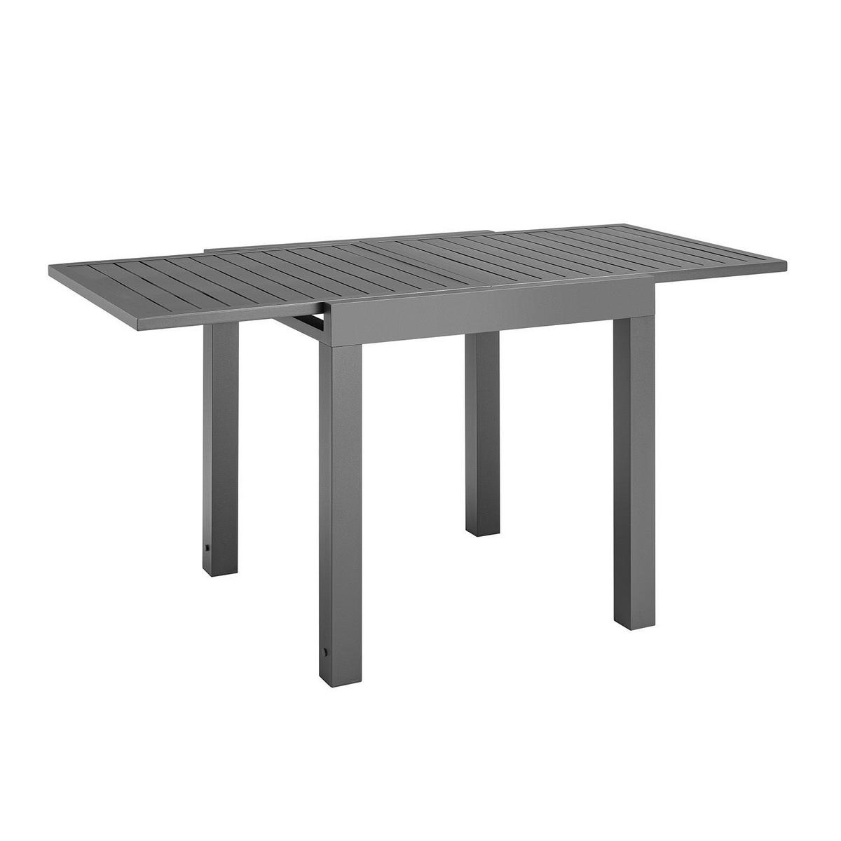 GARTENTISCH Laki grau 70x70x75 cm - Grau, Metall (70/70/75cm) - Juskys