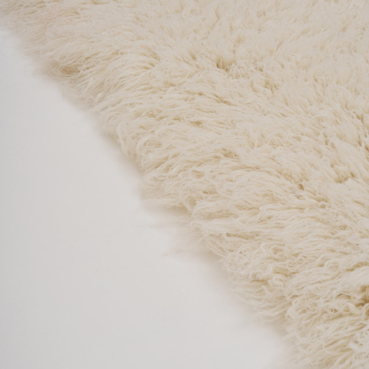 NATUR TEPPICH FLOKATI SUPREME - Creme, Textil (120/180cm) - Pergamon