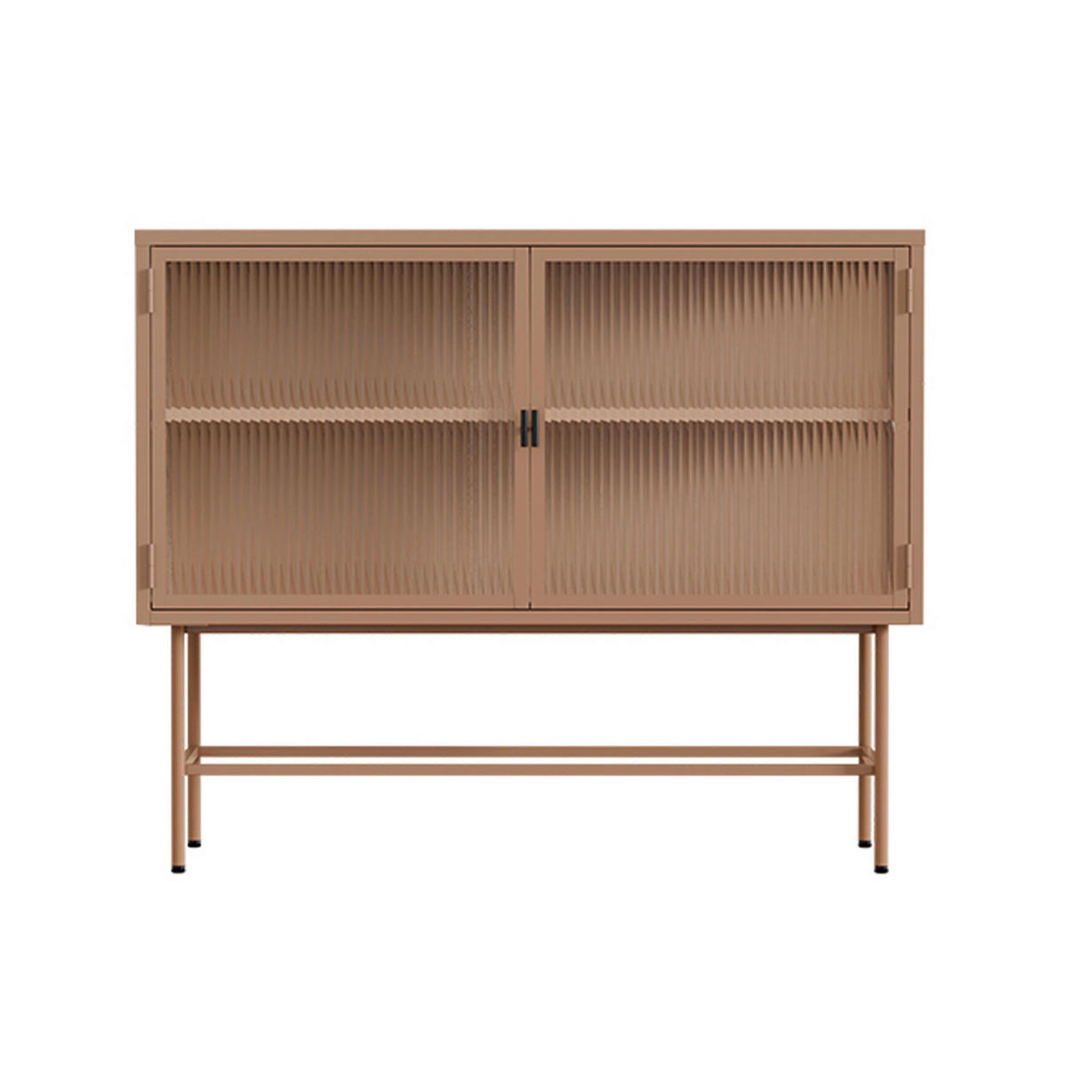 SIDEBOARD, Braun - Braun, Metall (43/90/110cm) - Oviala