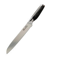 BROTMESSER P-Series Holzgriff 33cm - Alufarben, Metall (33cm) - DarBene