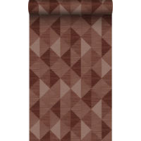 TAPETE 3D Grasmuster 50 x 900 cm - Rot, Papier (50/900cm) - Origin Wallcoverings