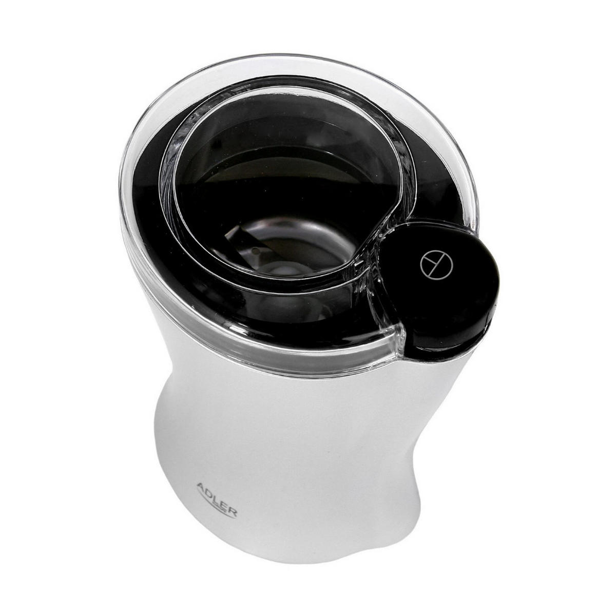 KAFFEEMÜHLE, Elektrisch, 150W, 70g Füllmenge, Edelstahl Mahlwerk, Kaffee, Espresso, Gewürze, Nüsse, Haushalt, Küchenmaschine, Silber, Bohnen, Aroma - Silberfarben/Schwarz, Kunststoff (10/18/10cm) - Adler