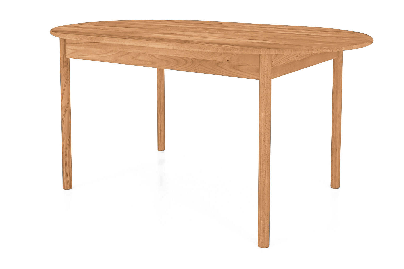 TISCH OVAL INA Kernbuche - Ecru, Holz (200/80/77cm) - byoak