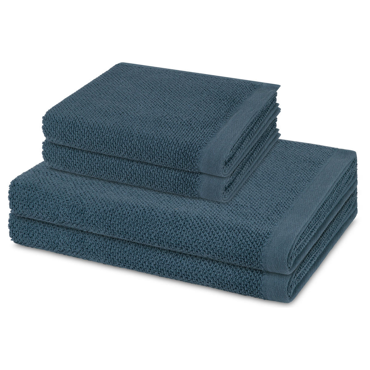 FROTTIERSET Bliss 4-teilig - Hellblau, Textil (50/100cm) - MÖVE