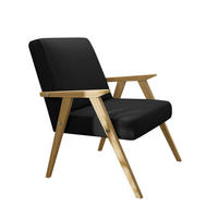 SESSEL PRL Holzgestell, 59/63/81 cm Anthrazit - Anthrazit, Holz/Textil (59/81/63cm) - Idohome