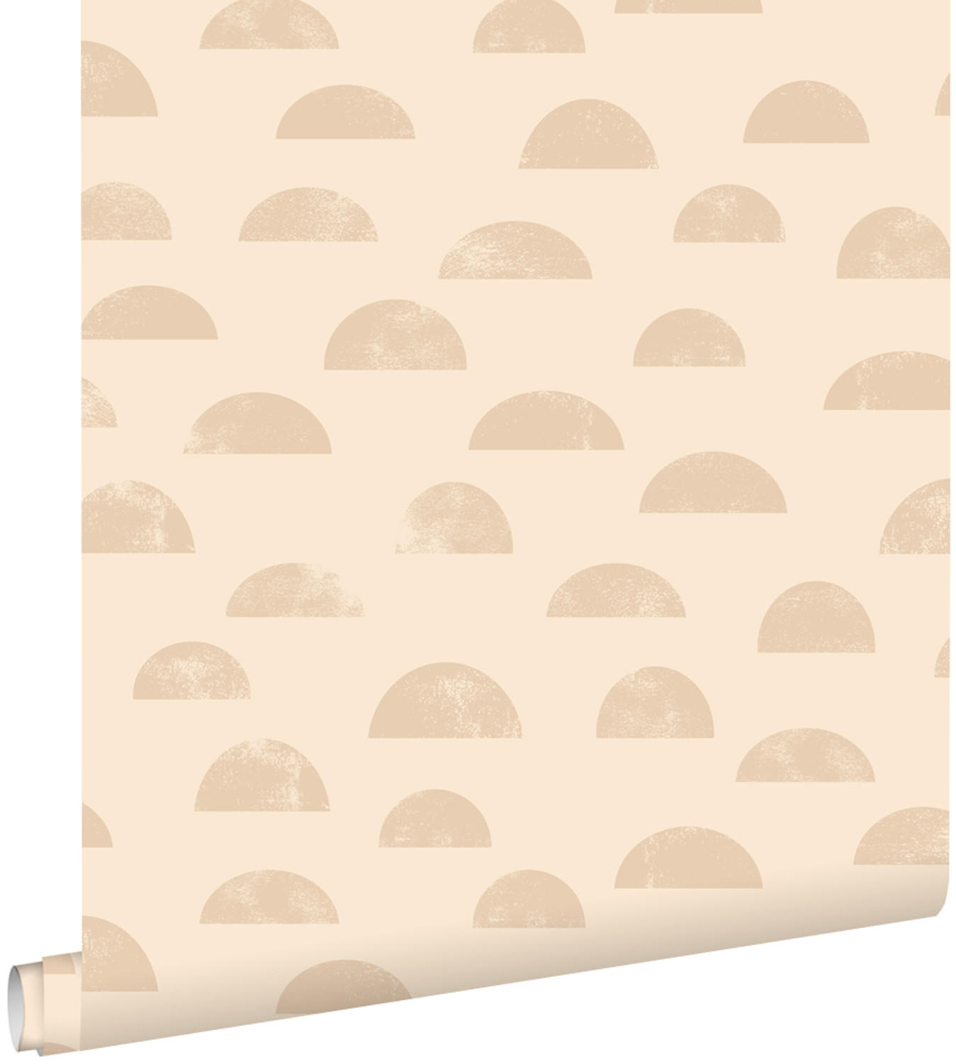 TAPETE grafisches Motiv 53 cm x 10.05 m - Beige, Papier (53/0.1cm) - ESTAhome