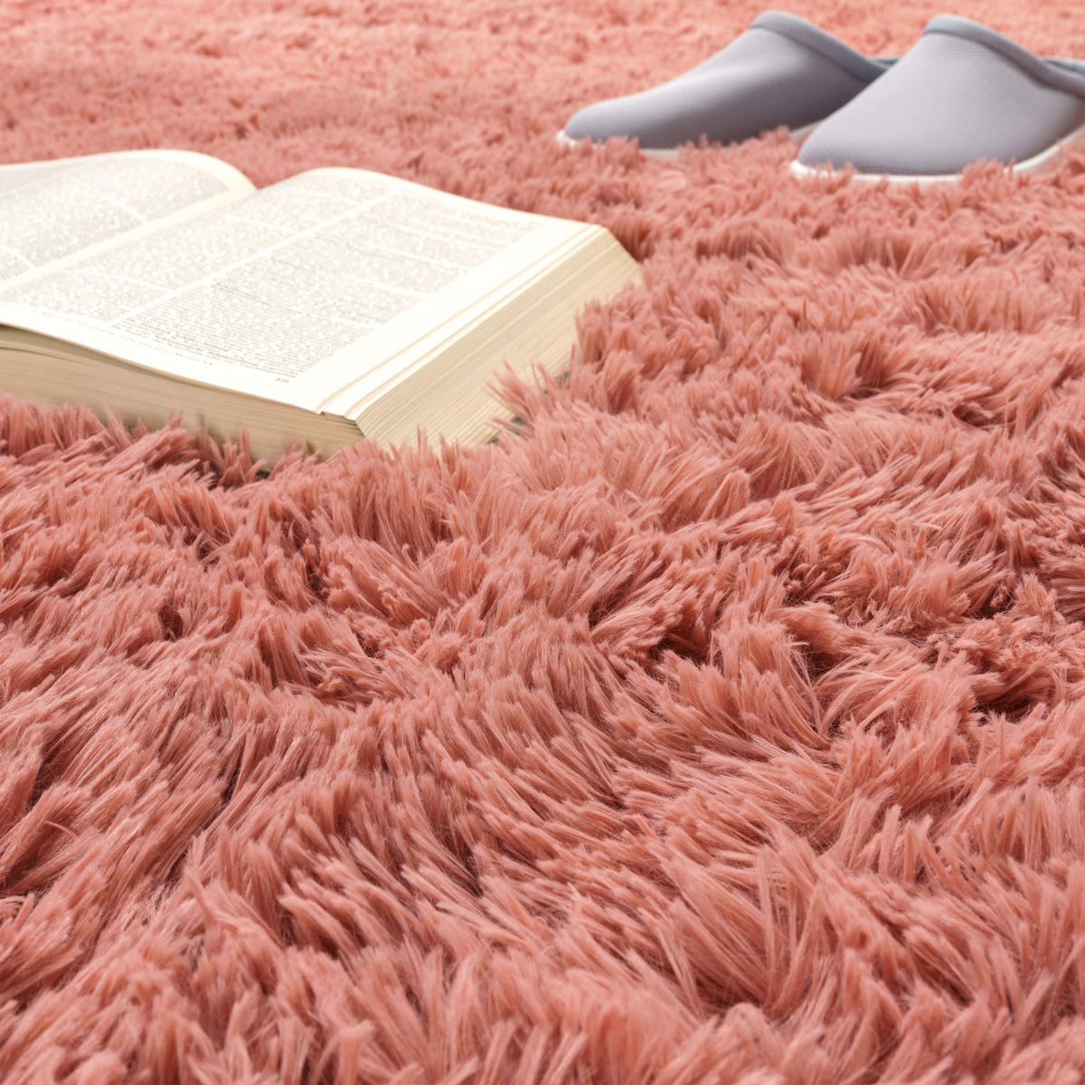 HOCHFLORTEPPICH 140/200 cm Silky 591 - Beere, Textil (140/200cm) - Paco Home