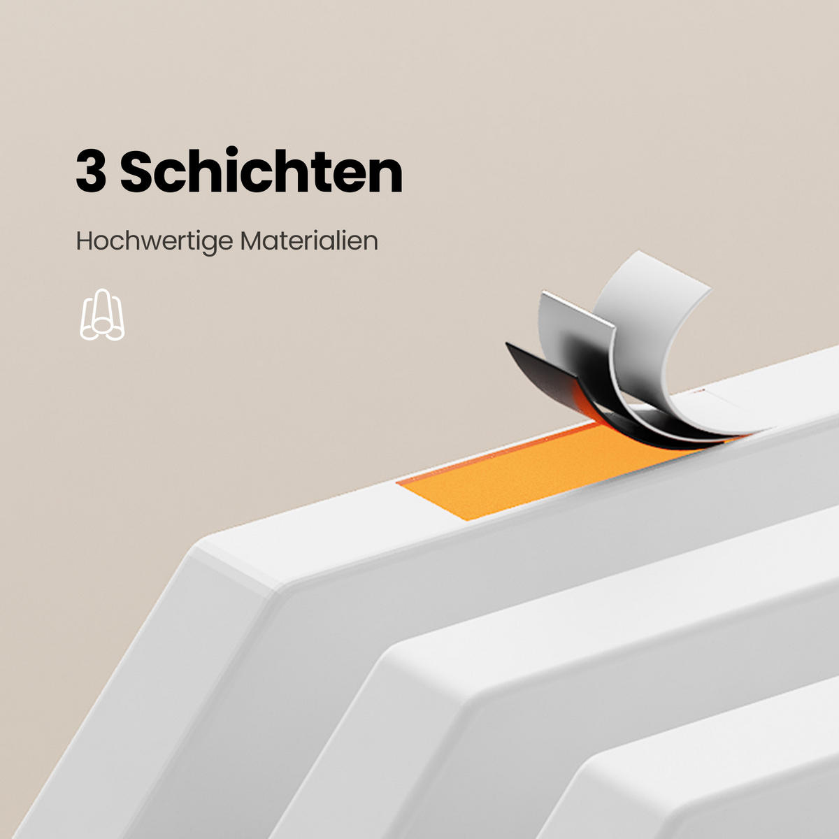 HEIZKÖRPER D-Profil Vertikal Glänzend Weiß 60/84 cm - Weiß, Metall (84/60/13cm) - EMKE