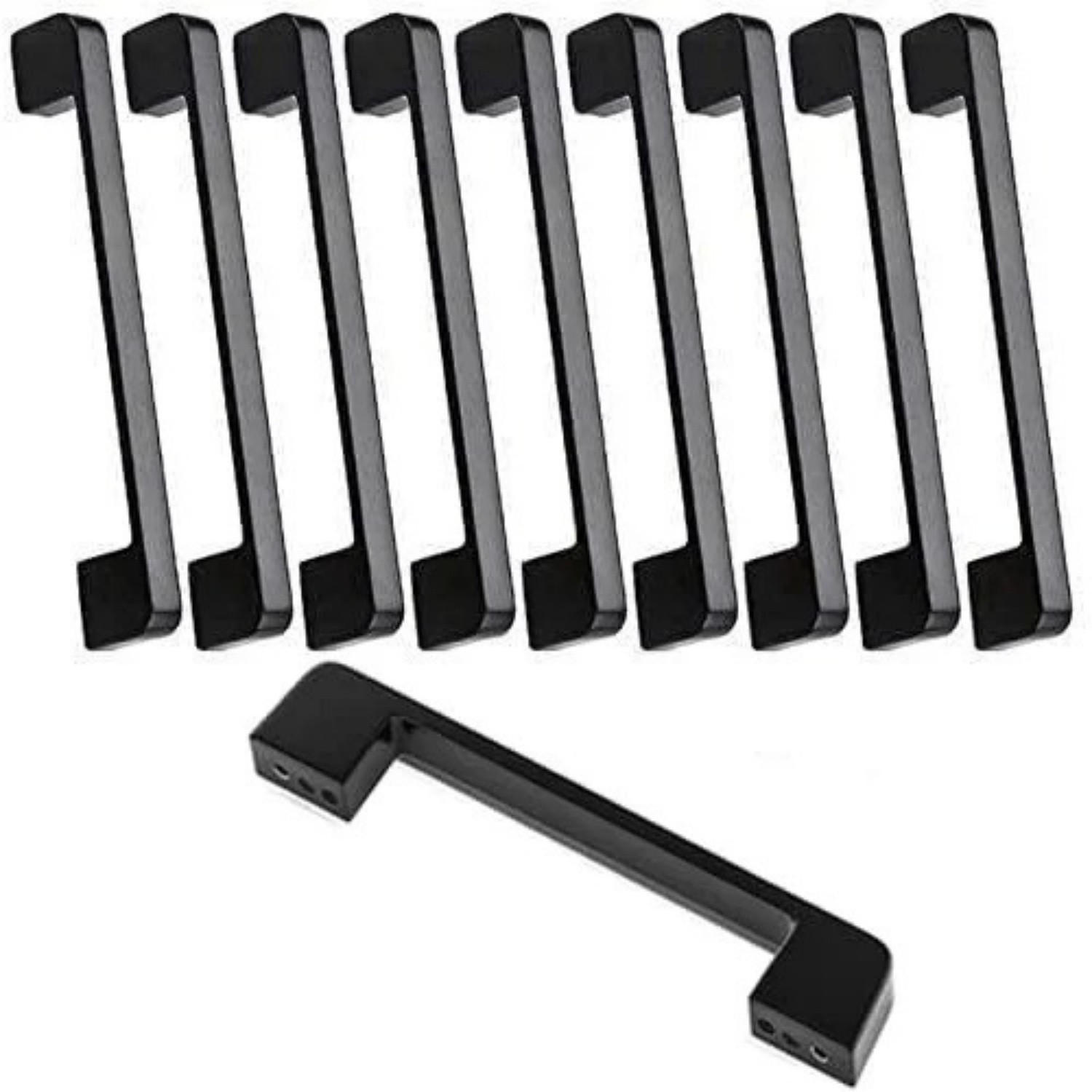 MÖBELGRIFF Schwarz 10er-Set 160 mm - Schwarz, Metall (22.4/2.3/16.8cm)