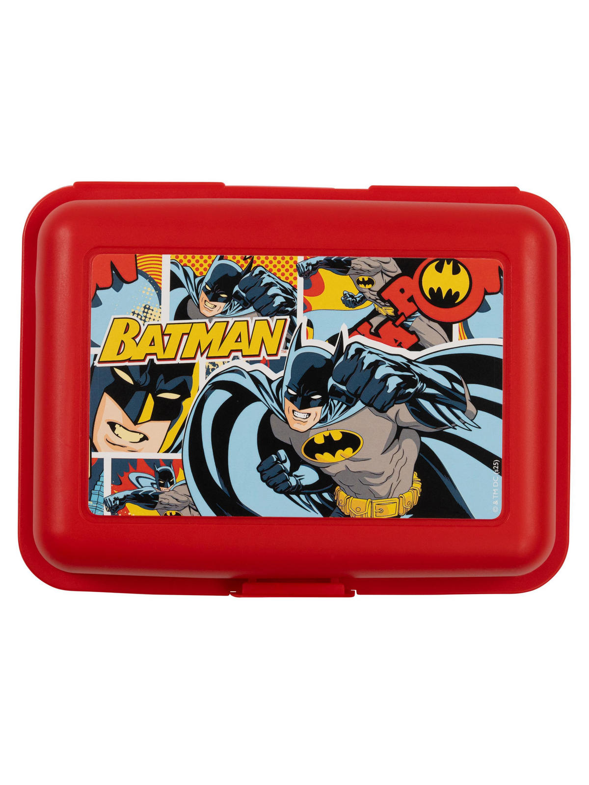 BROTDOSE DC Comics Batman Comic Fight Rot 17,5 x 12,8 x 6,9 cm - Rot, Kunststoff (17.5/6.9/12.8cm) - DC Comics