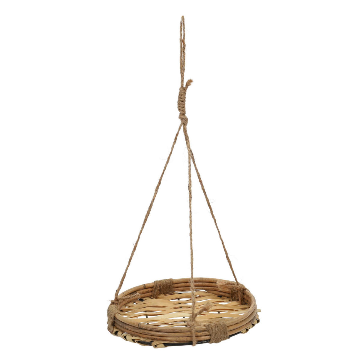 HÄNGETOPF Bambus Rattan Ø 20/40 cm - Braun, Naturmaterialien (20/40/20cm)