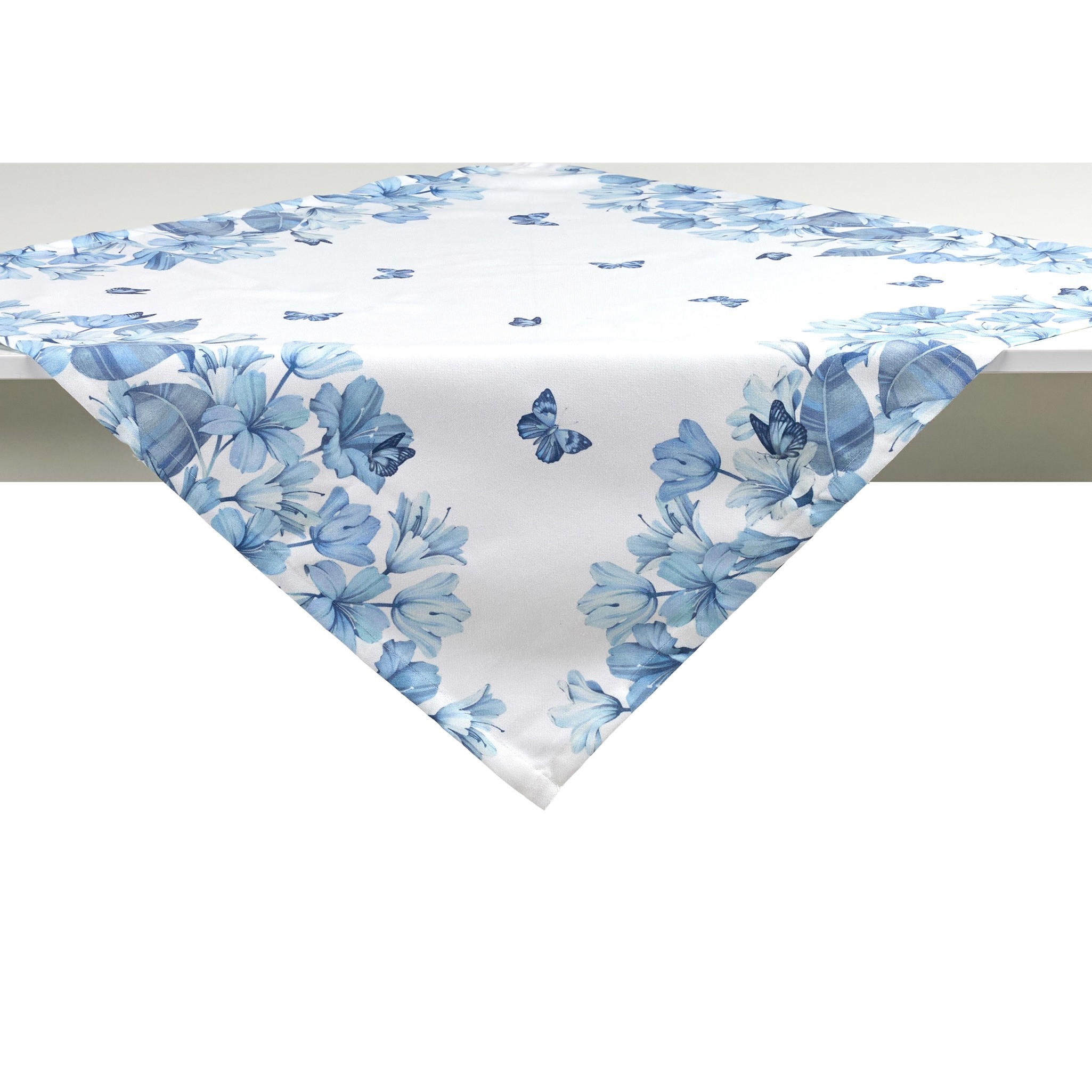 TISCHDECKE Delioso - Weiß, Textil (80/80/1cm) - home&you
