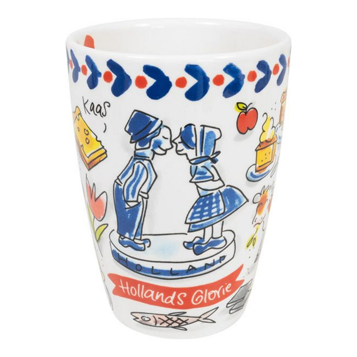 XL-BECHER Holland in Bunt - 500 ml - Multicolor, Keramik (0.5L) - Blond Amsterdam