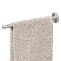 TELESKOPHANDTUCHSTANGE PIAZZA Edelstahl - Edelstahlfarben, Metall (6/6/50cm) - bremermann