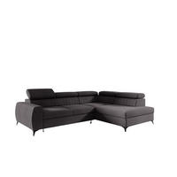 ECKSOFA Toronto - Schwarz, Holzwerkstoff/Textil (270/200cm) - Fun Möbel