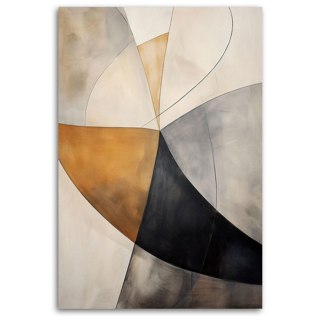 KUNSTDRUCK Beige 70/100 cm - Beige, Textil (70/100cm) - KUNSTLOFT