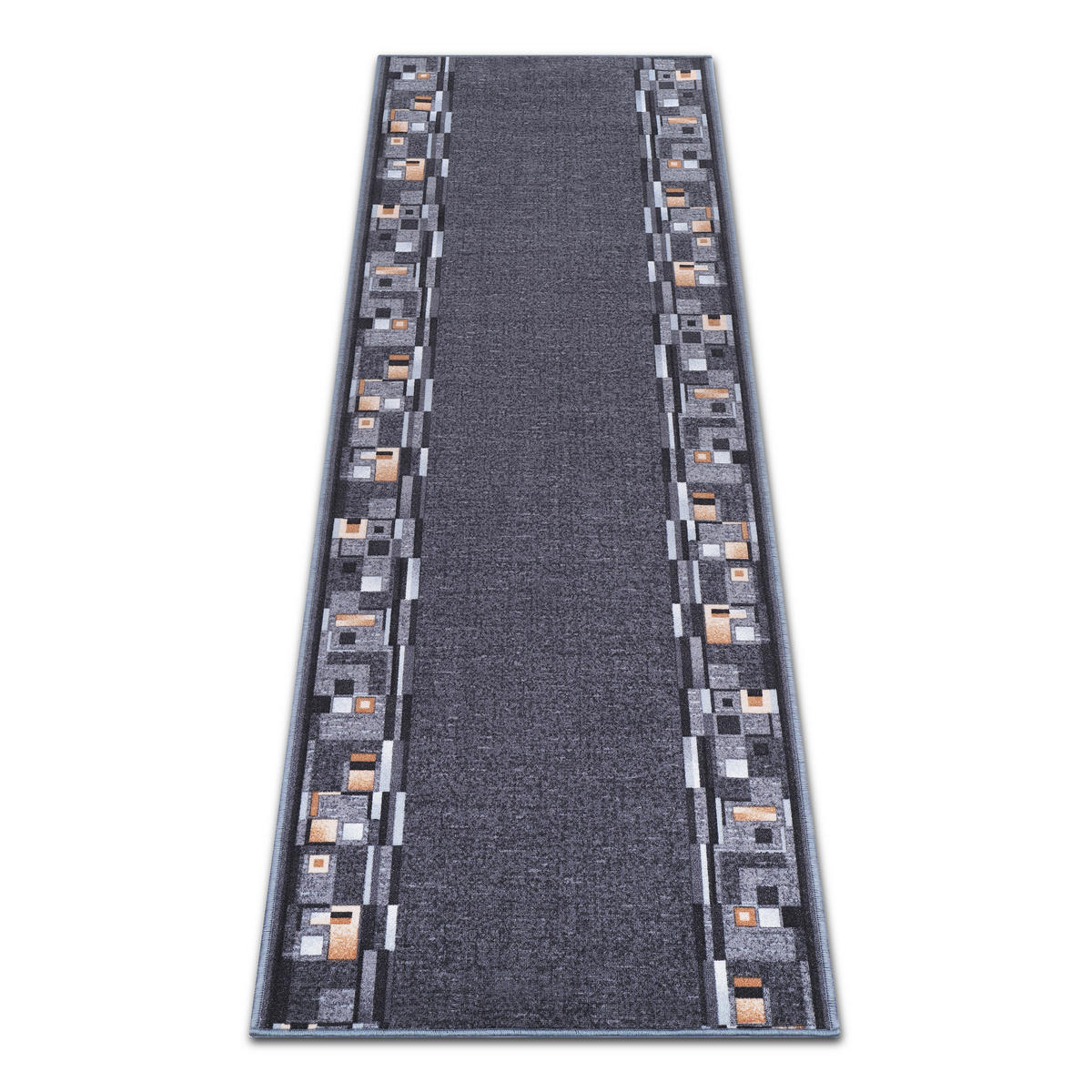 TEPPICHLÄUFER Anti-Rutsch Hellgrau rutschfest Gummiunterlage 67/700 cm - Hellgrau, Textil (67/700cm) - Tapiso