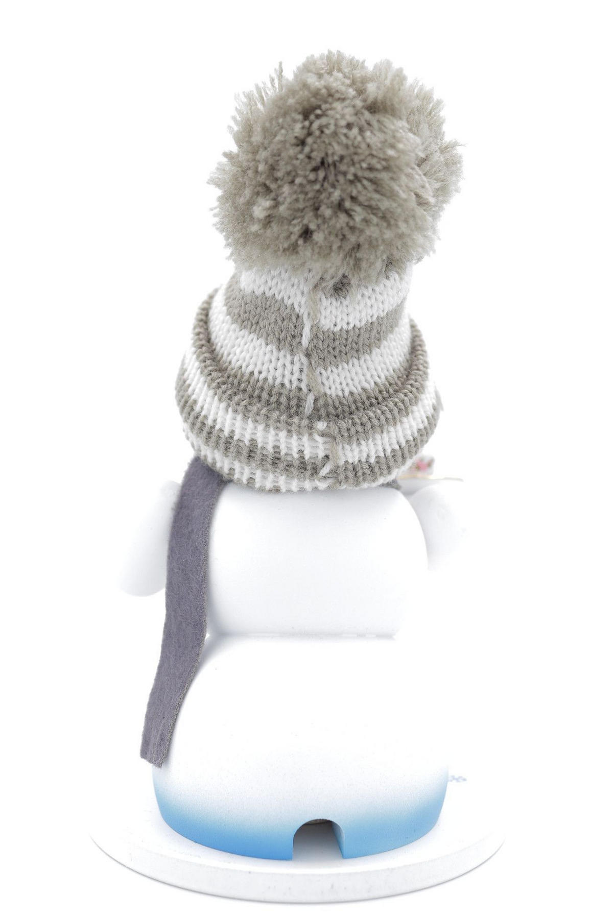 RAUCHFIGUR Schneemann Weiß Bauchladen 19 cm - Multicolor, Holz (15/19/0.1cm)