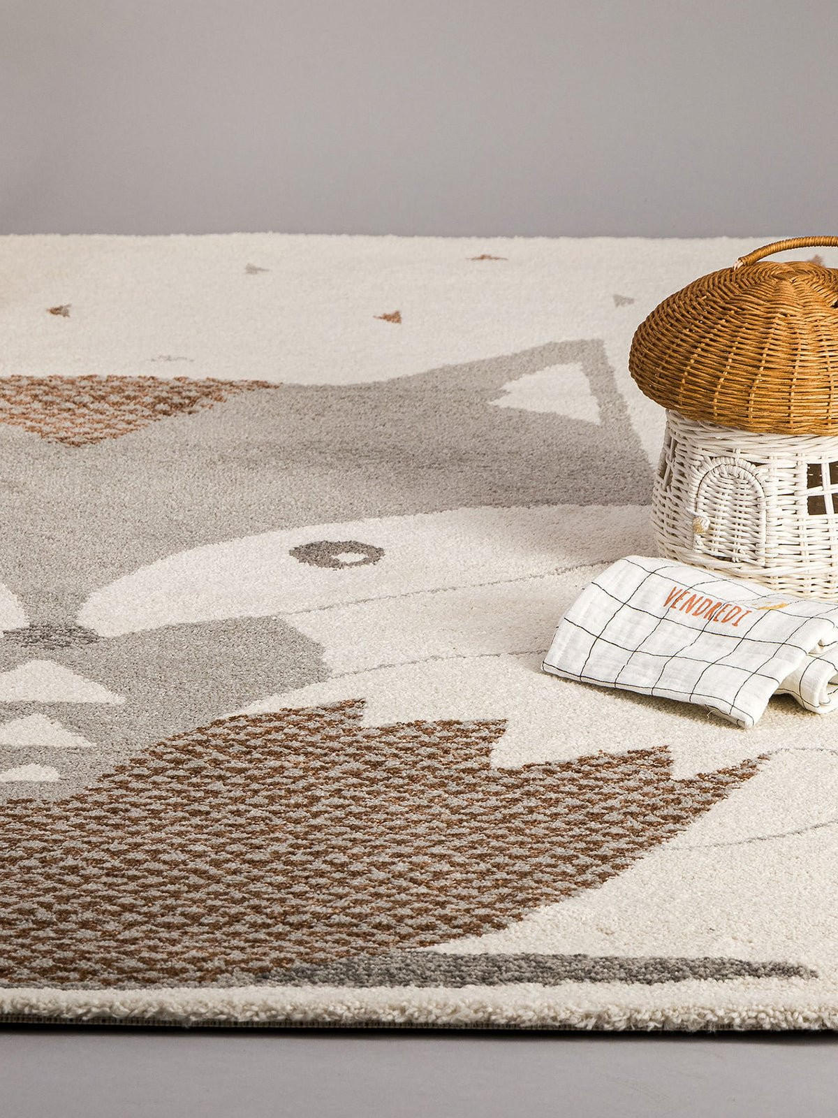 KINDERTEPPICH mehrfarbig - Multicolor, Textil (120/170cm) - AFK Living