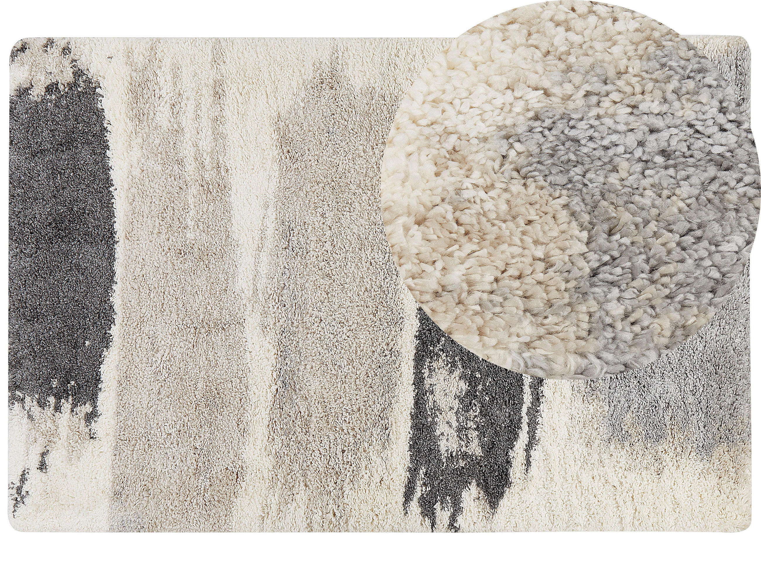 SHAGGY-TEPPICH Martuni 300/200 cm - Schwarz, Kunststoff (200/300cm) - Beliani