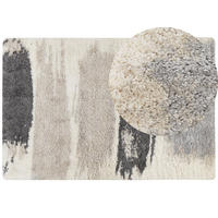 SHAGGY-TEPPICH Martuni 300/200 cm - Schwarz, Kunststoff (200/300cm) - Beliani