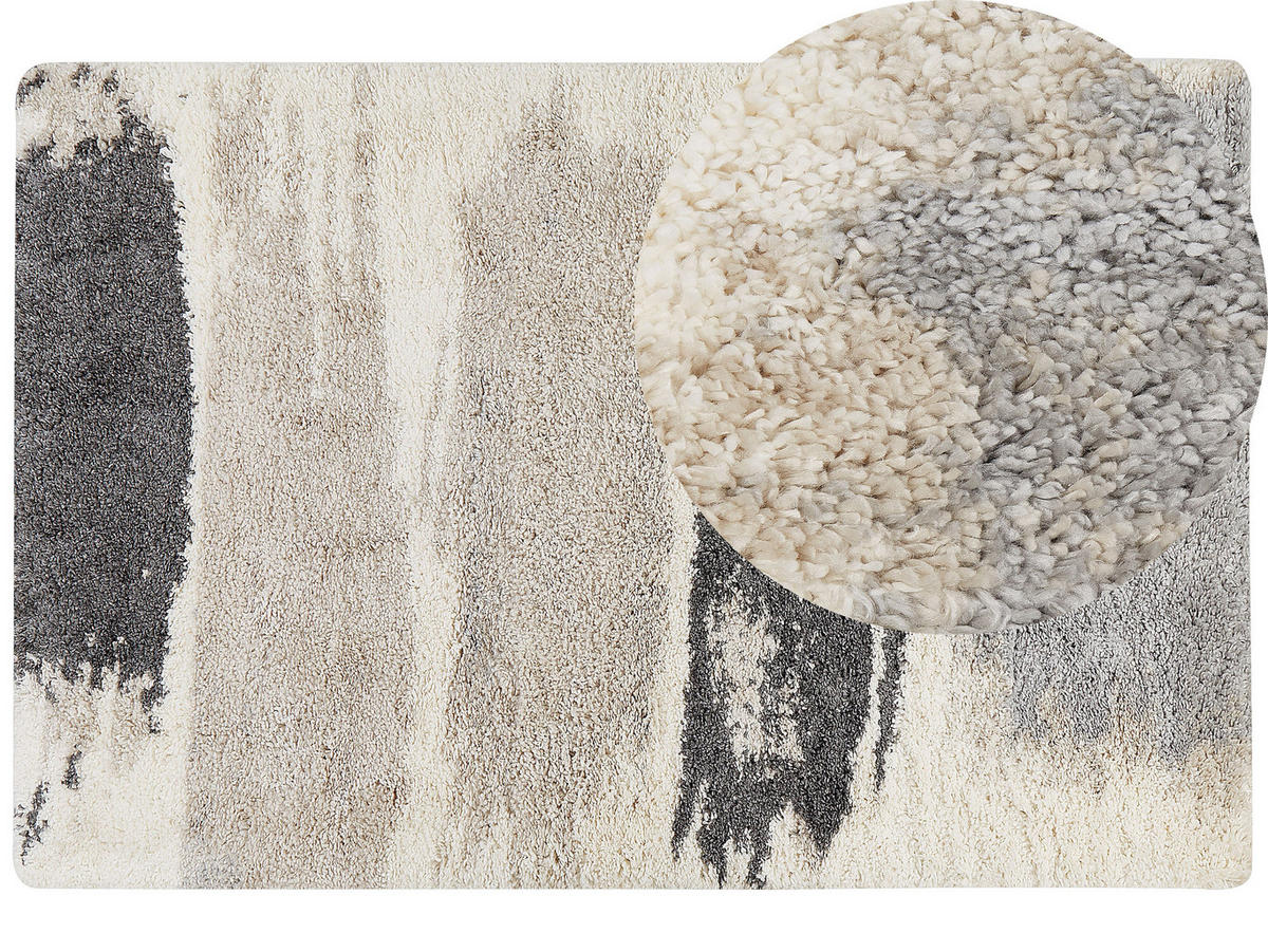 SHAGGY-TEPPICH Martuni 300/200 cm - Schwarz, Kunststoff (200/300cm) - Beliani