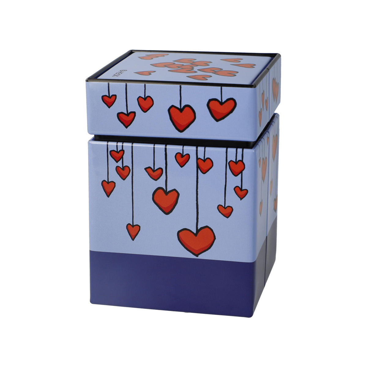TEEDOSE Ed Eck- Love Dog, Pop Art, Metall, Bunt, 600 ml - Multicolor, Metall (7.5/11/7.5cm) - Goebel
