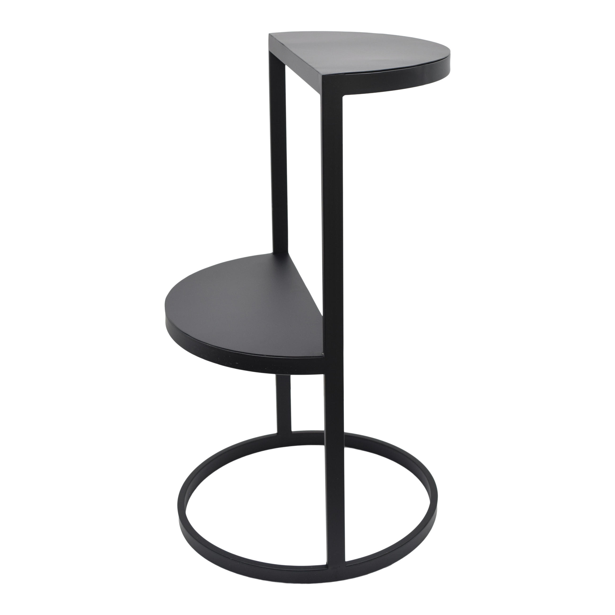 BLUMENTISCH Trippa Schwarz - Schwarz, Metall (40/40/70cm) - LOFT42