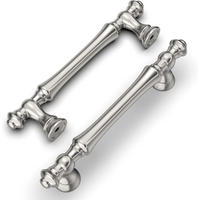 MÖBELGRIFF Silber 6er-Set 96 mm Edelstahl - Silberfarben, Metall (1/3/13cm)