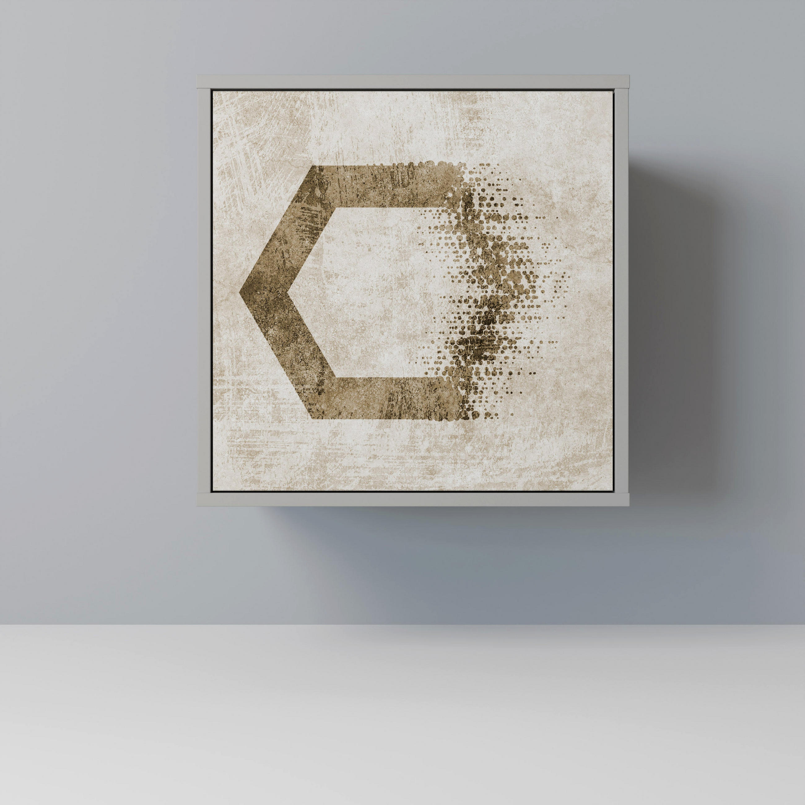 SpaceRebels Sideboard Grau 57.5x57.5x42 cm