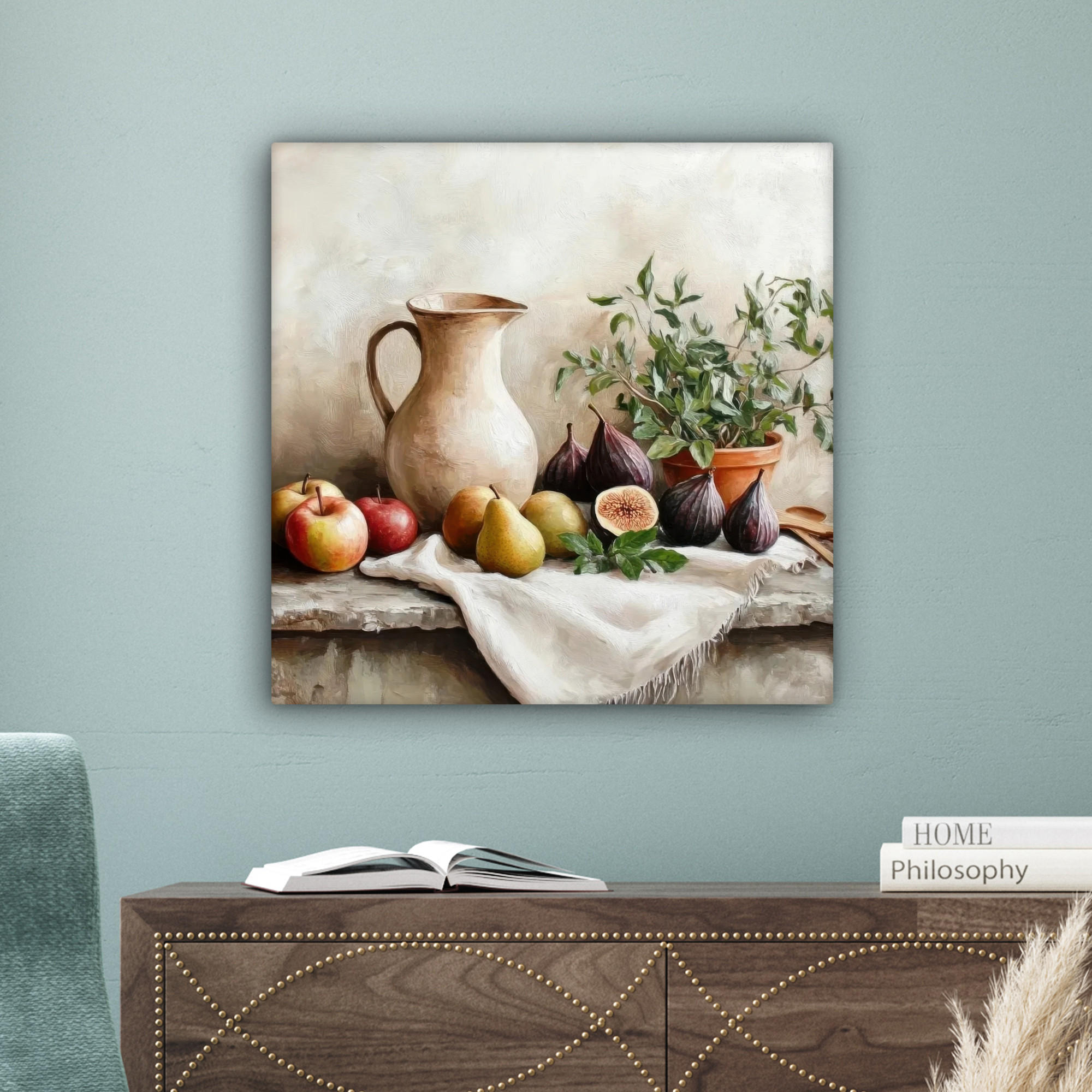 MuchoWow Leinwandbild Natur 50x50 cm