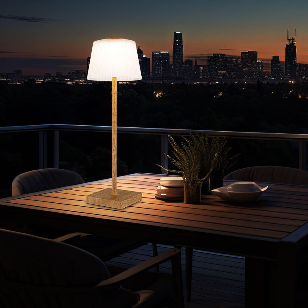 Thumbnail - Globo Lighting Led, Braun, Kunststoff, 13x38x13 cm, Lampen & Leuchten, Außenbeleuchtung, Außenleuchten