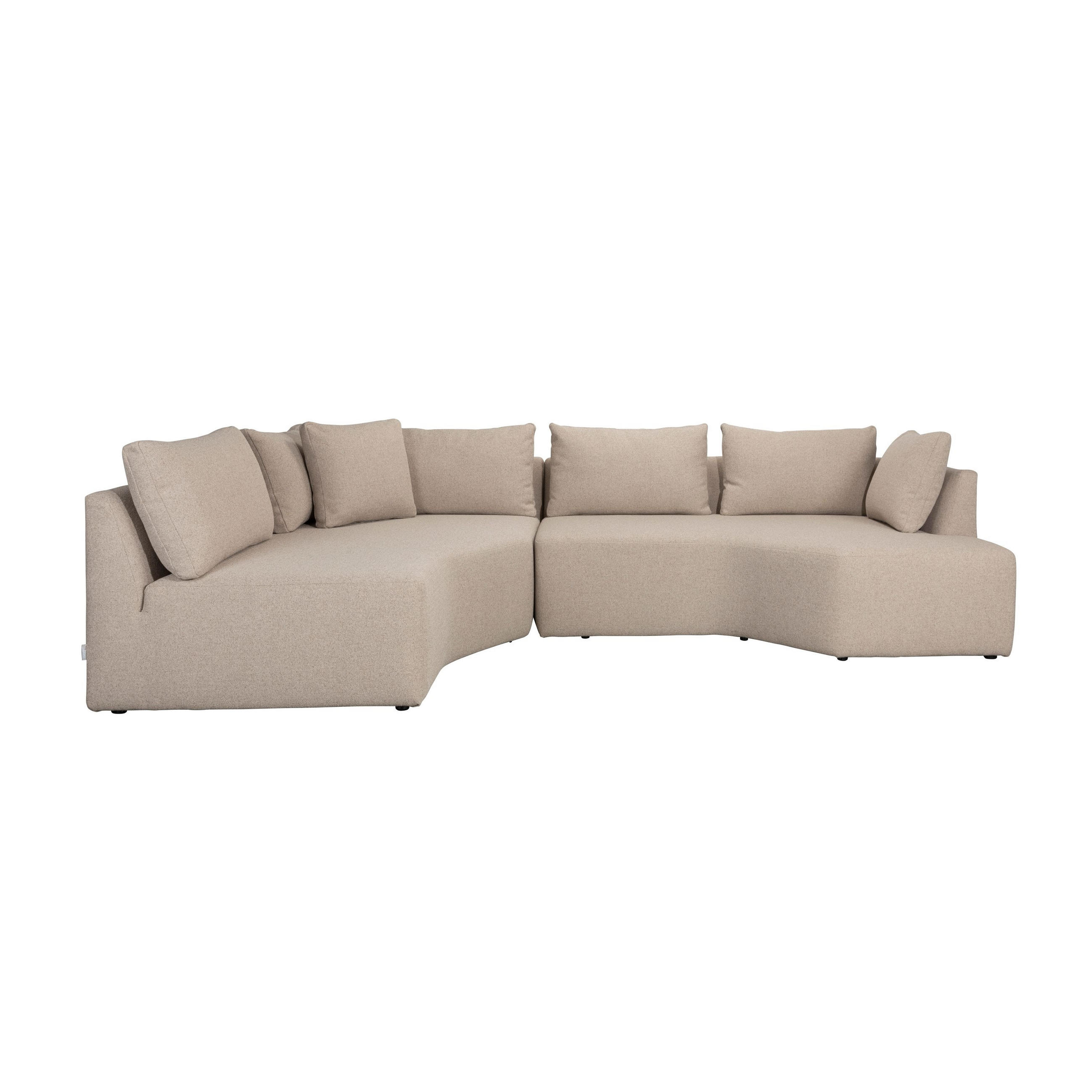 Zuiver Ecksofa Beige 301x79x126 cm