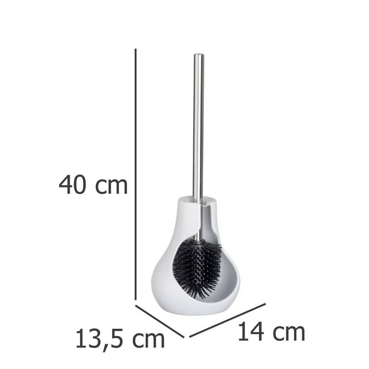 WC-REINIGUNGSBÜRSTE Drop Neo Wc 13,5/14/40 cm - Weiß, Keramik (14/40/13.5cm) - Wenko