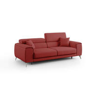 LINEARSOFA Fusion - Rot, Textil (185/73/102cm) - Divani.store